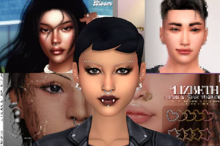 50+ Coolest Sims 4 Piercings To Give Your Sims an Edgy Look (2026 Update)