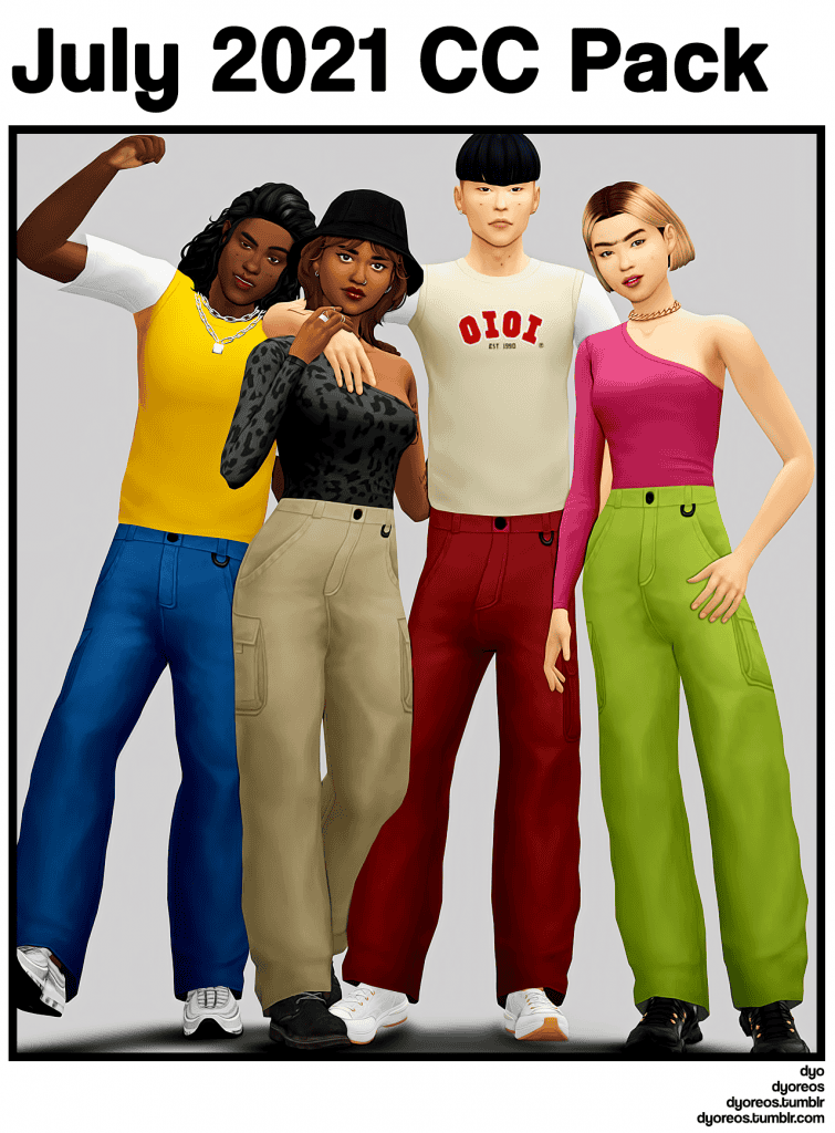 Sims 4 2000’s CC Pack