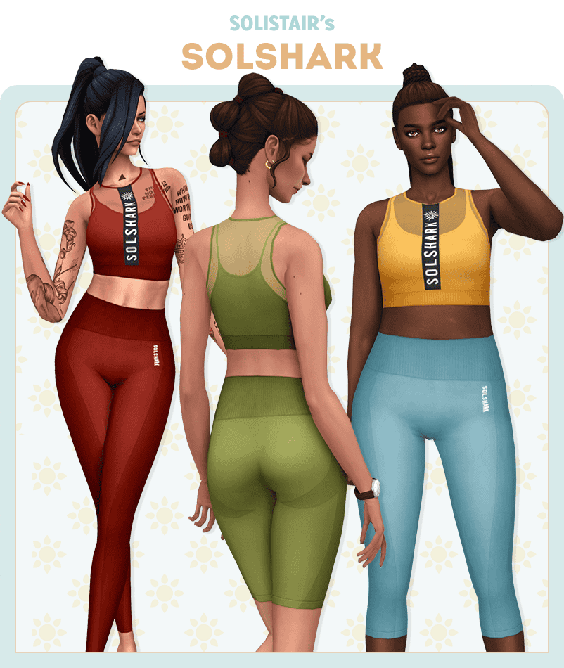Sims 4 Athletic CC Pack