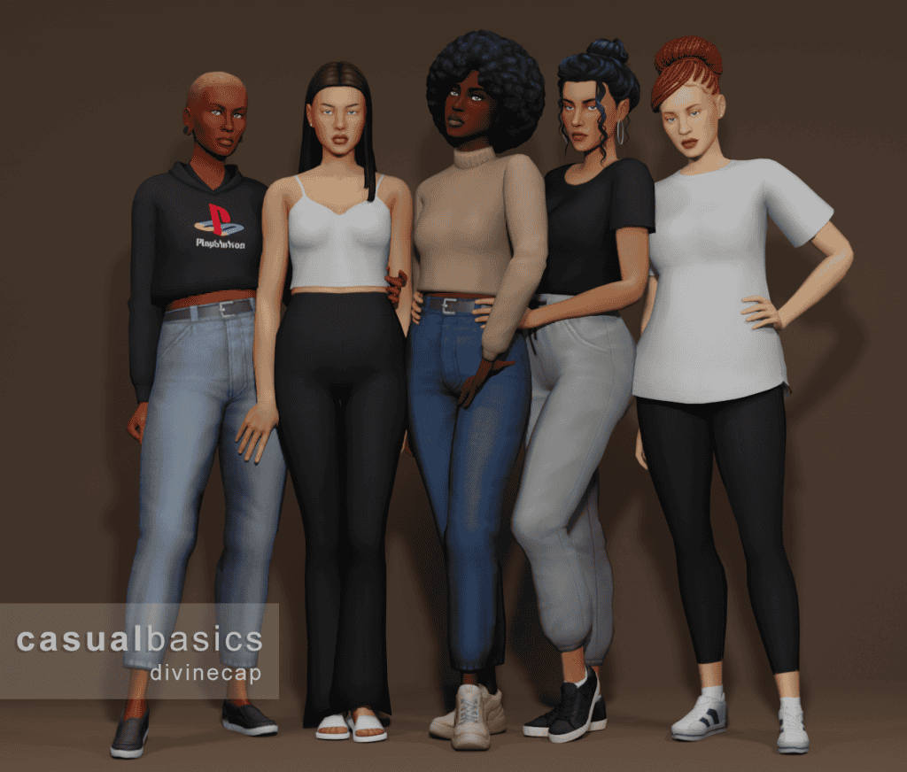 Sims 4 Casual Basics CC Pack