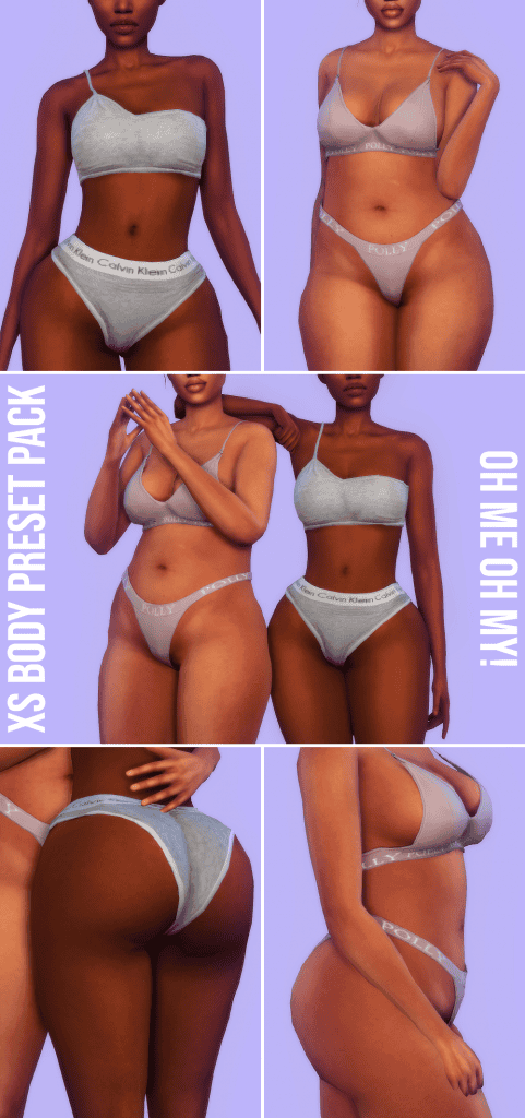 Sims 4 Curvy Body Presets