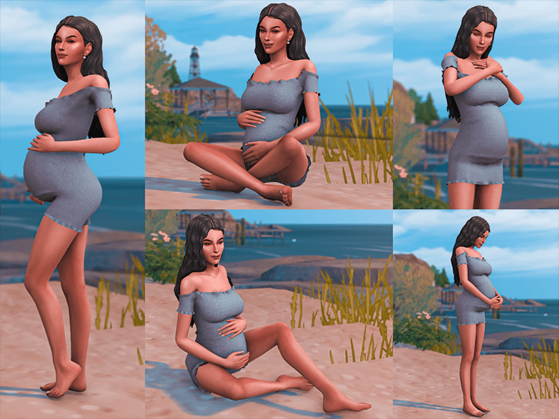 Sims 4 Pregnancy Pose Pack