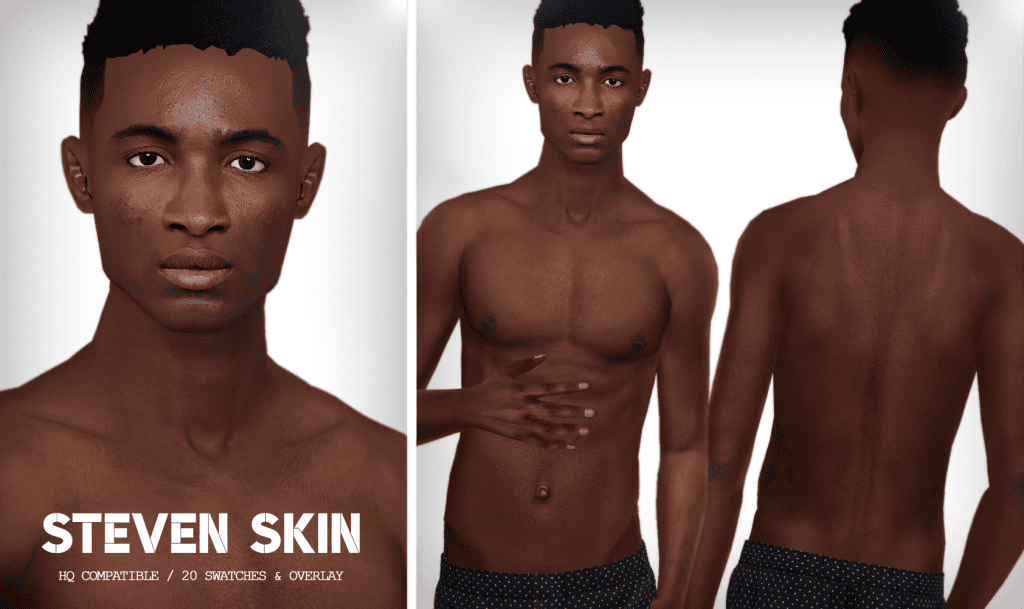 Sims 4 Realistic Male Skin Overlay