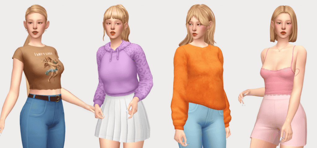 Sims 4 Wardrobe Essentials CC Pack