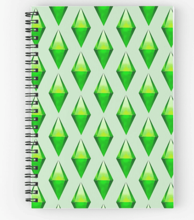 Sims Plumbob Notebook