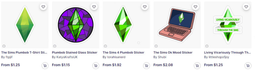 Sims Stickers