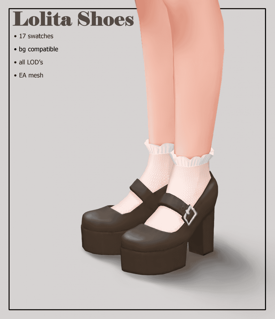 Sims 4 Lolita Shoes