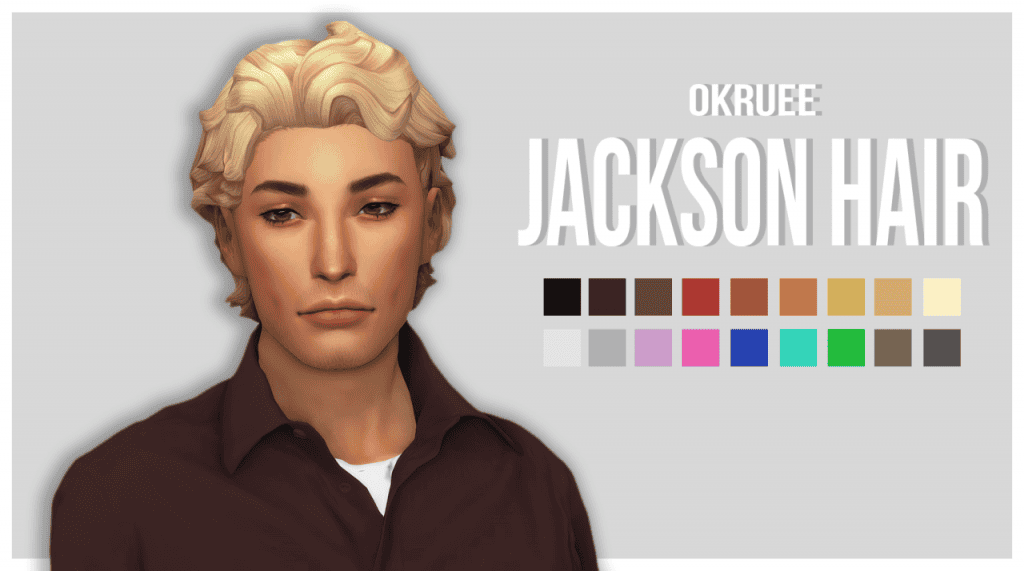 Sims 4 Male Curly Hair CC
