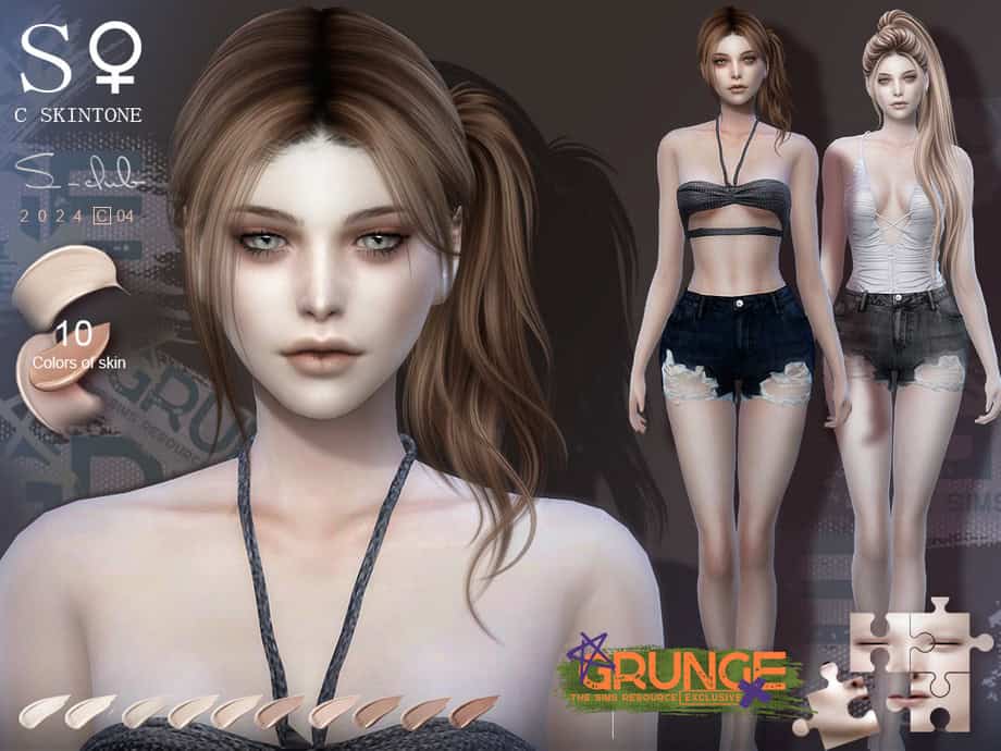 Grunge Female Skintones