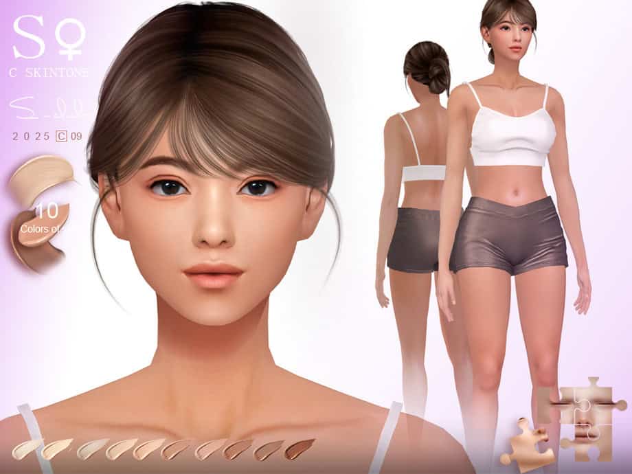 Natural Female Skin