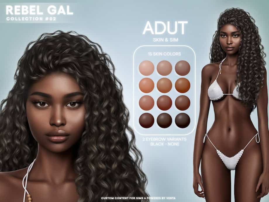 Rebel Gal: Adult Skin