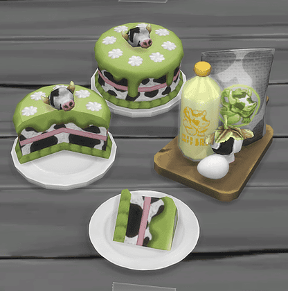 Sims 4 Cowplant Cake