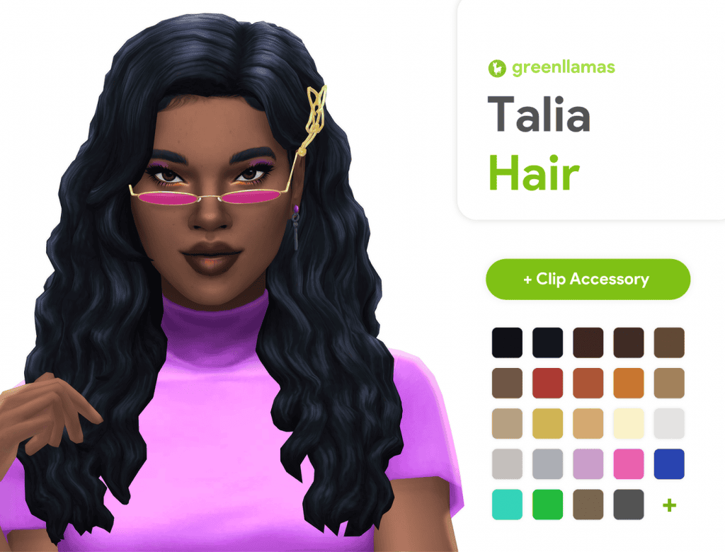 Sims 4 Trendy Curly Hair
