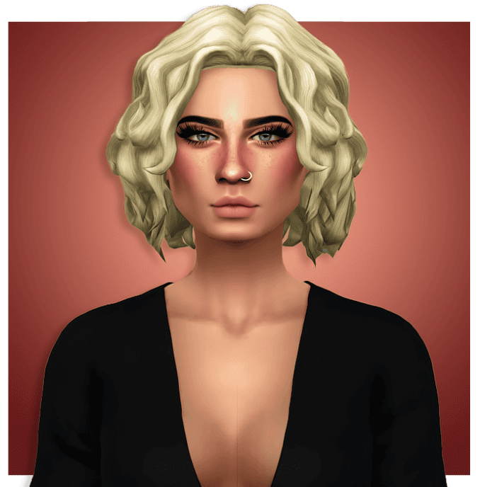 Sims 4 Strangerville Curly Hair Edit