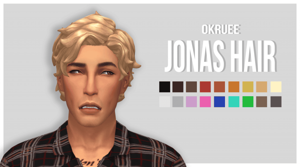Sims 4 Messy Male Hair