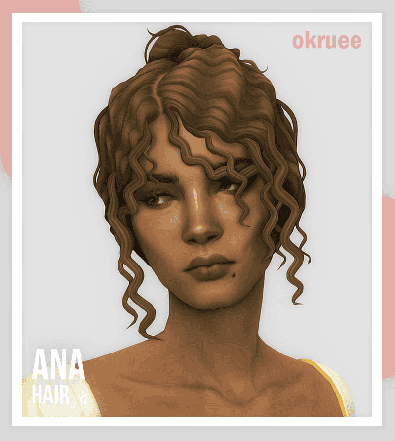 Sims 4 Kinky Curly Hair Updo