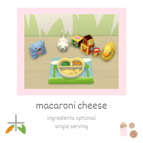 Sims 4 Custom Toddler Food