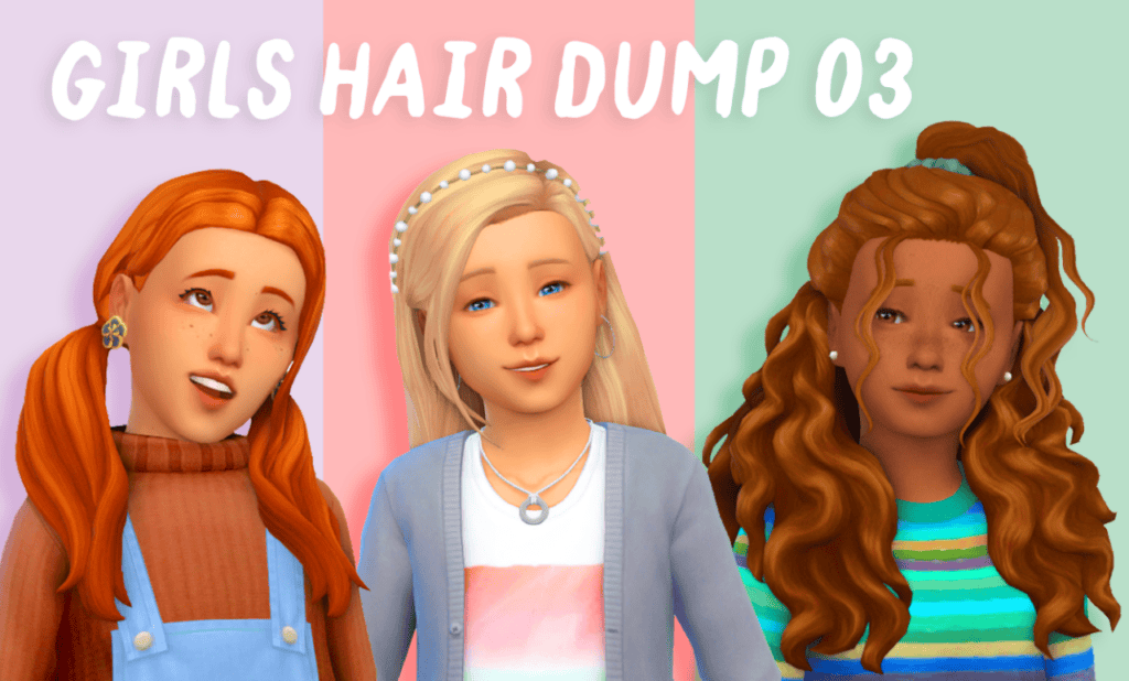 Sims 4 Girls Hair Dump