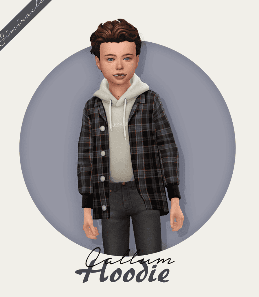 Sims 4 Kids CC Hoodie