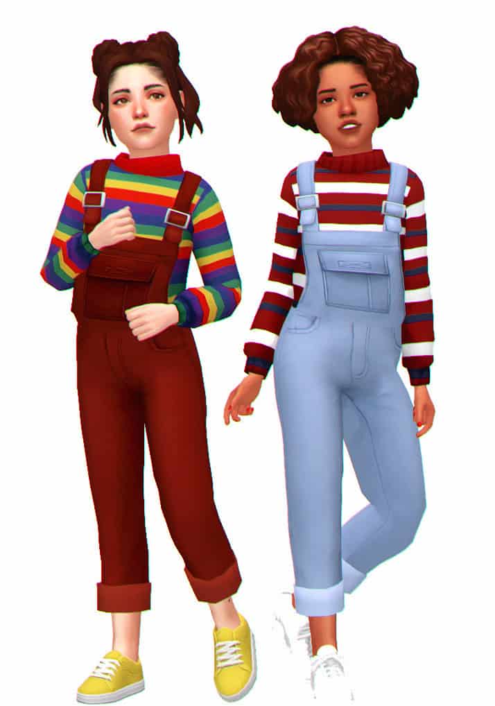 Sims 4 Kids Overalls