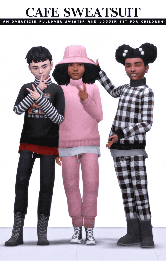 Sims 4 Kids Sweatsuit