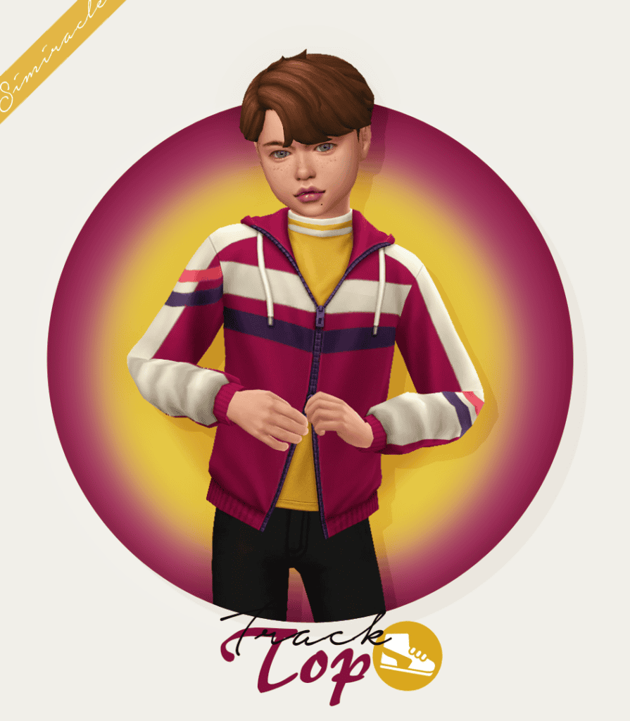 Sims 4 Kids Track Jacket
