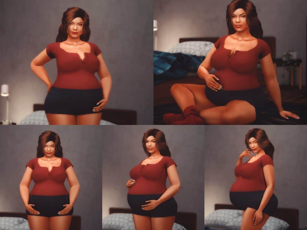 Sims 4 Plus Size Pregnancy Poses