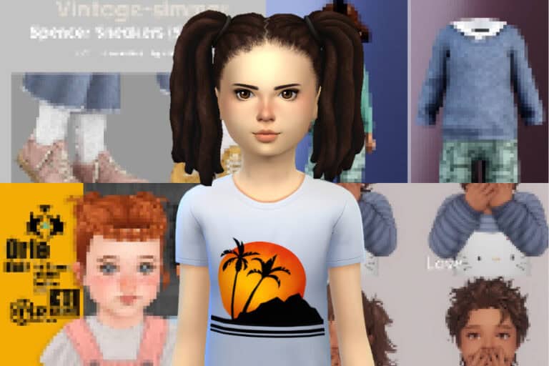 The Ultimate List of Sims 4 Toddler CC: Best Toddler Clothes, Toddler Hair, & Toddler Room CC