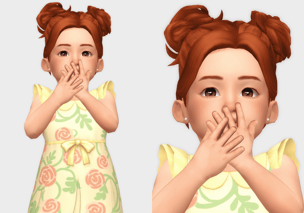 Adorable Sims 4 Toddler CC Hair