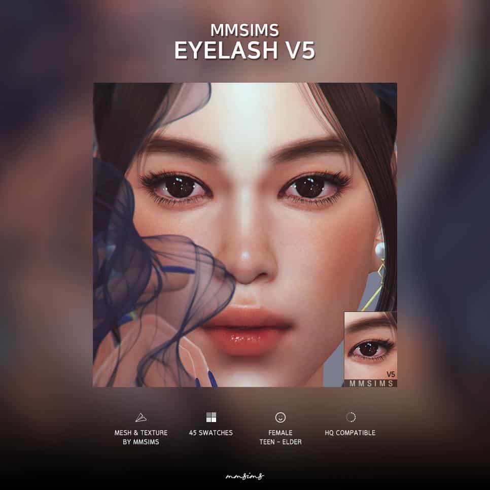 Sims 4 CC Eyelashes