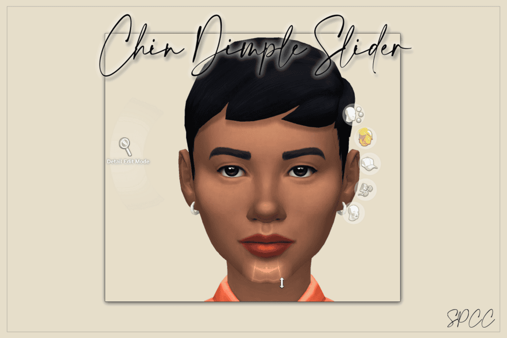 Sims 4 Chin Dimple Slider