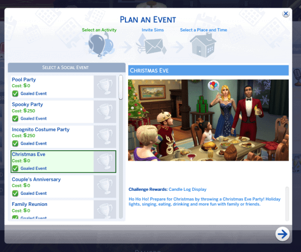 Sims 4 Christmas Eve Event Mod