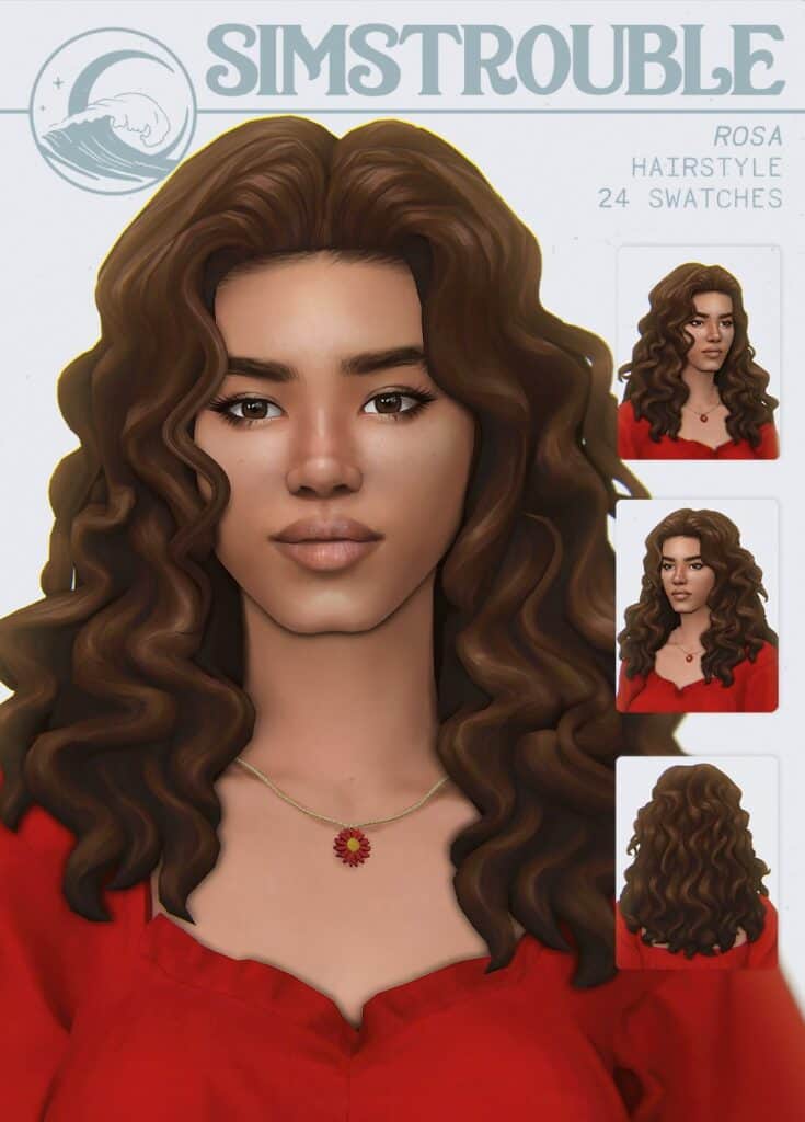Sims 4 Curly Hair CC