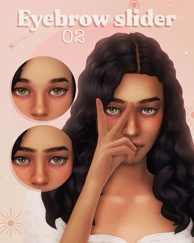 Sims 4 Eyebrow Slider