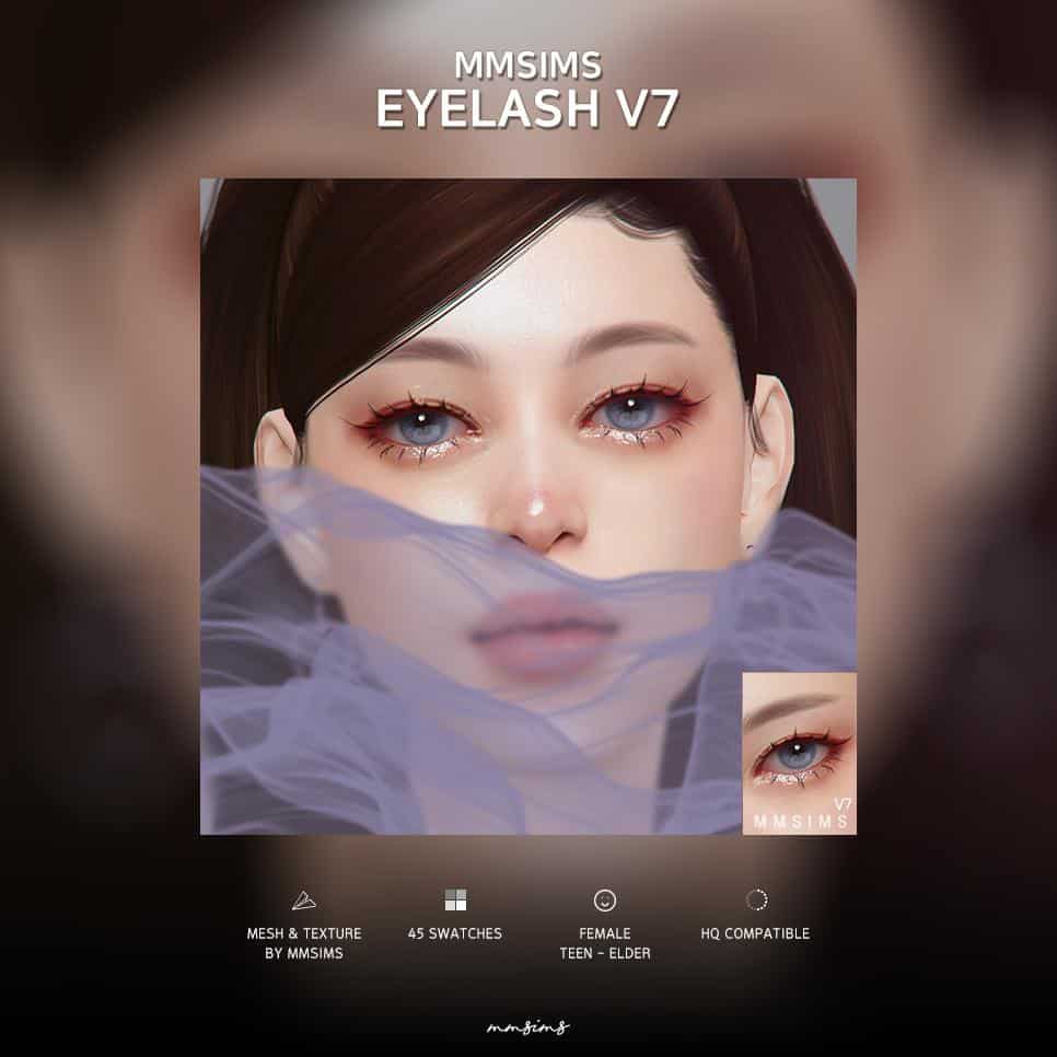 Sims 4 Female Eyelashes