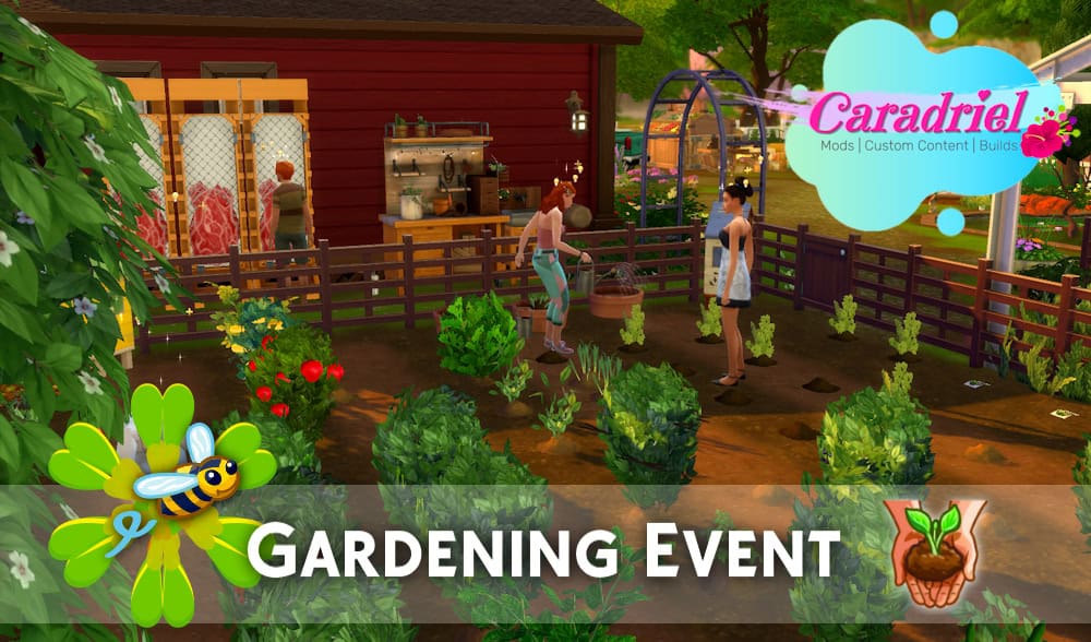Sims 4 Gardening Social Event Mod