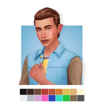 Sims 4 Male Hair CC