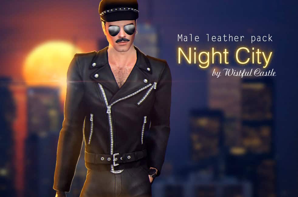 Sims 4 Male Leather Jacket