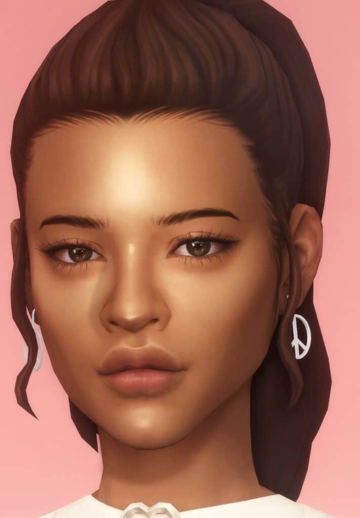 Sims 4 CC Ponytail