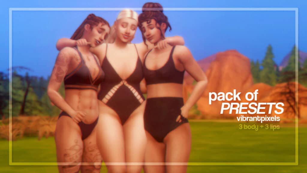 Sims 4 Realistic Body Presets