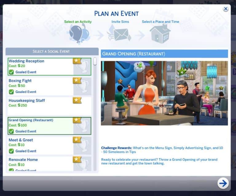 Restaurant Grand Opening Event Mod