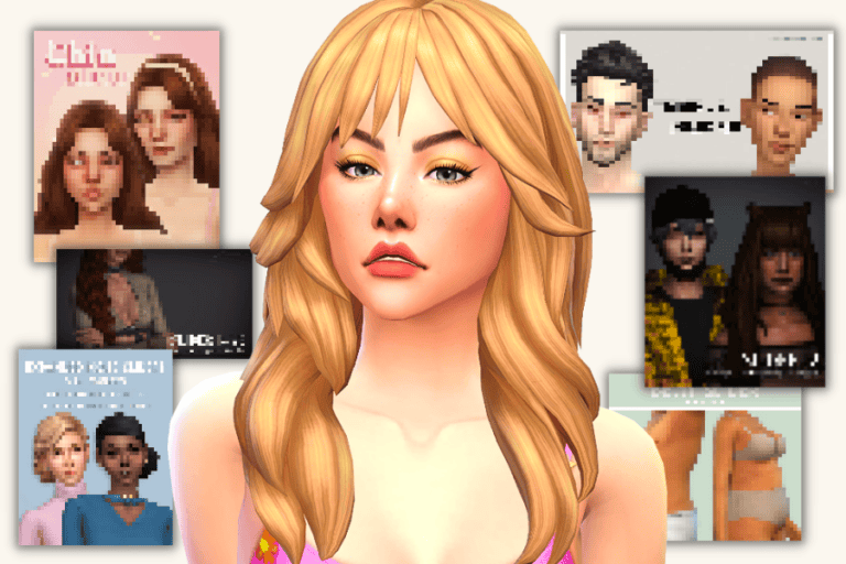 Sims 4 custom content, must have mods, facial customization, hair mods, skin tone options, avatar enhancements, digital character creation, virtual makeover tools.