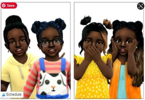 Sims 4 Toddler Hair Conversions