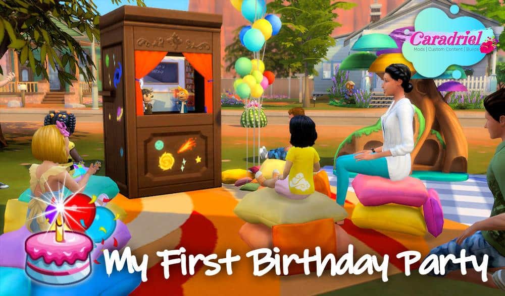 Toddler First Birthday Party Sims 4 Mod