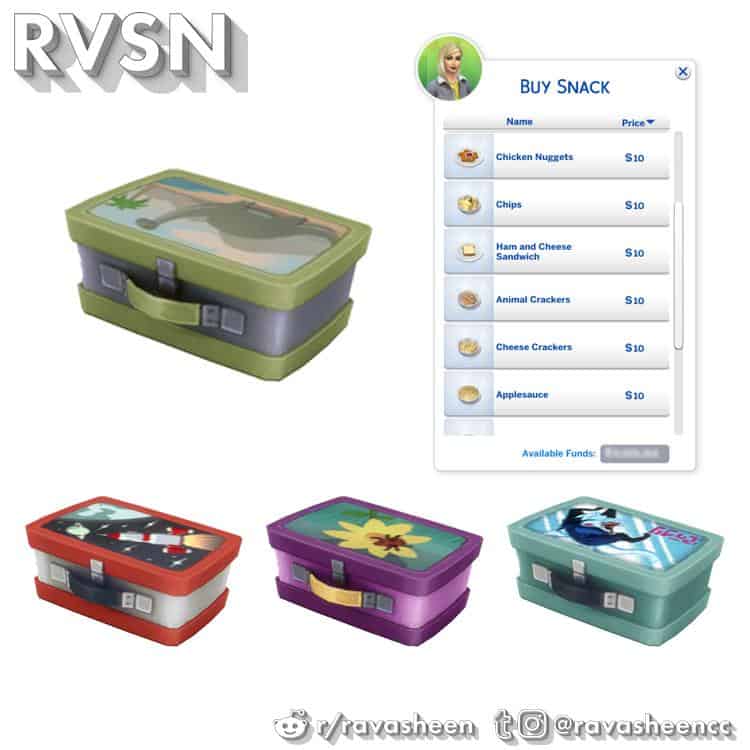 Sims 4 Toddler Lunchbox Mod