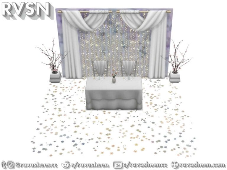 Sims 4 Wedding CC Set