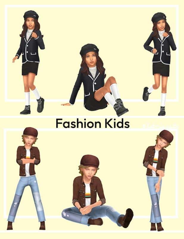 Child Sims 4 Gallery Poses