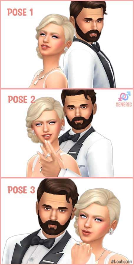 Fiancé Sims 4 Couple Gallery Poses