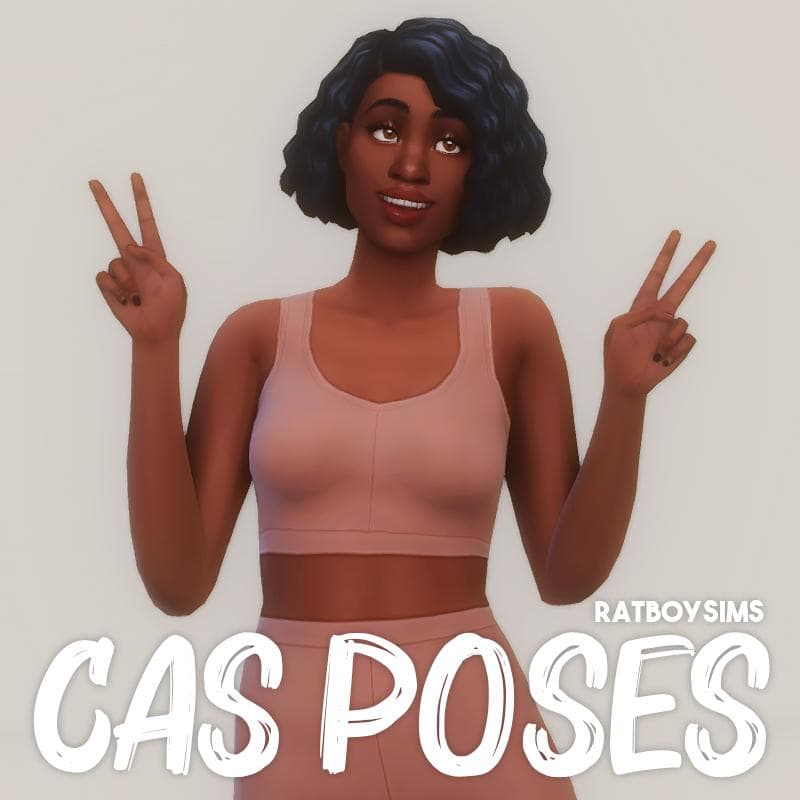 Expressive Sims 4 CAS Poses