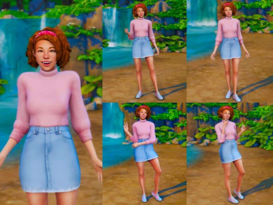 Cute CAS Poses for Sims 4